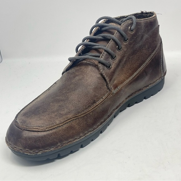 Roan Bed Stu Tobias Chukka Boots Mens 11.5 Brown Distressed Leather Ankle Shoes main image 8